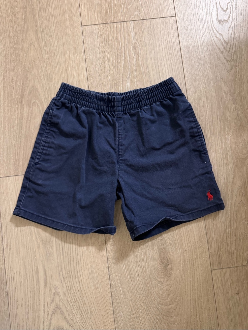 Polo by Ralph Lauren Navy Kids Shorts with Red Pony